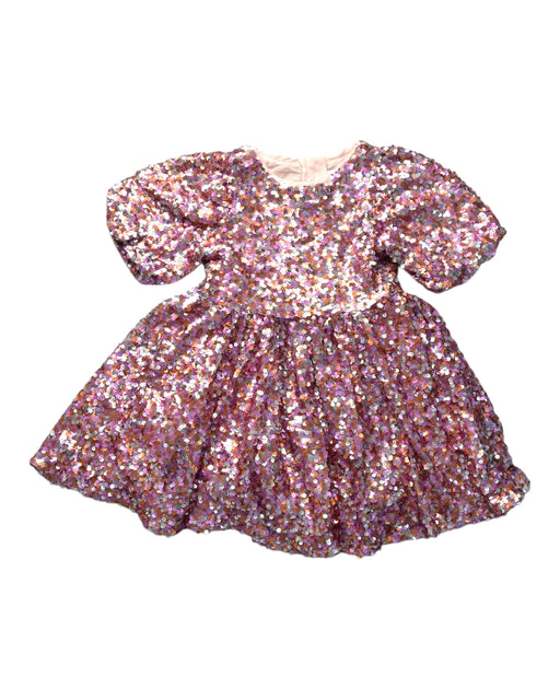 A Multicolour Short Sleeve Dresses from Seed in size 3T for girl. (Front View)