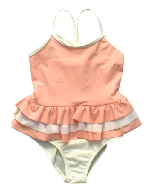 A Peach Swimsuits from Folpetto in size 2T for girl. (Front View)