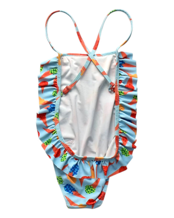 A Multicolour Swimsuits from Agatha Ruiz De La Prada in size 4T for girl. (Back View)