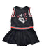A Black Sleeveless Dresses from Ferrari in size 3T for girl. (Front View)