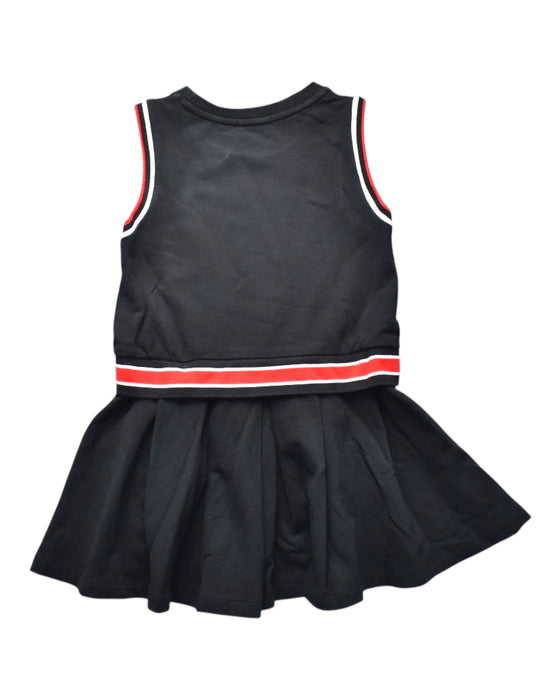 A Black Sleeveless Dresses from Ferrari in size 3T for girl. (Back View)
