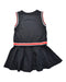 A Black Sleeveless Dresses from Ferrari in size 3T for girl. (Back View)