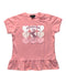 A Pink Short Sleeve Tops from Ferrari in size 18-24M for girl. (Front View)