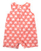 A Pink Sleeveless Rompers from Les Enfants de Gisele in size 6-12M for girl. (Front View)
