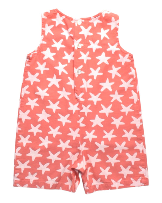 A Pink Sleeveless Rompers from Les Enfants de Gisele in size 6-12M for girl. (Back View)