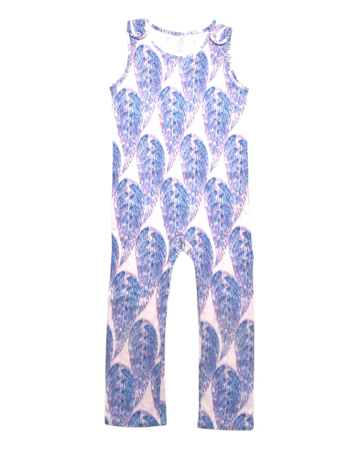 A Blue Sleeveless Jumpsuits from Hunter + Boo in size 4T for girl. (Front View)
