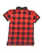 A Red Short Sleeve Polos from Polo Ralph Lauren in size 7Y for boy. (Back View)