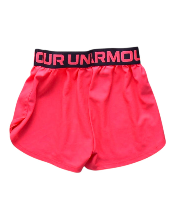 A Pink Active Shorts from Under Armour in size 2T for girl. (Back View)
