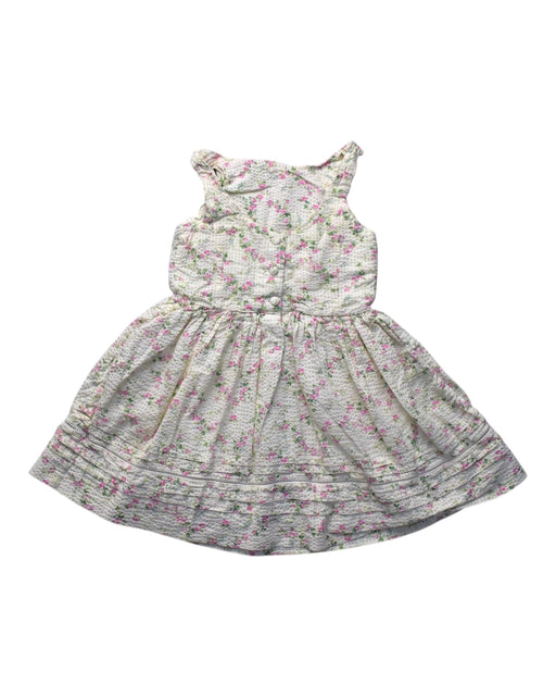 A Multicolour Sleeveless Dresses from Seed in size 5T for girl. (Front View)