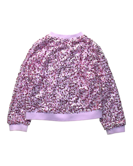 A Pink Lightweight Jackets from Seed in size 5T for girl. (Back View)