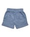A Blue Shorts from Mothercare in size 3-6M for boy. (Back View)