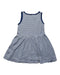A Navy Sleeveless Dresses from Petit Bateau in size 8Y for girl. (Back View)