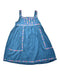 A Blue Sleeveless Dresses from Du Pareil au même in size 8Y for girl. (Front View)