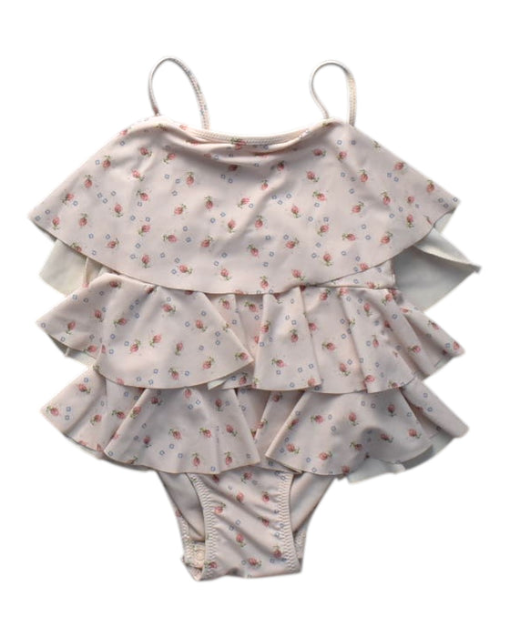 A Pink Swimsuits from Konges Sløjd in size 2T for girl. (Front View)