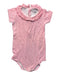 A Pink Short Sleeve Bodysuits from Petit Bateau in size 3-6M for girl. (Front View)
