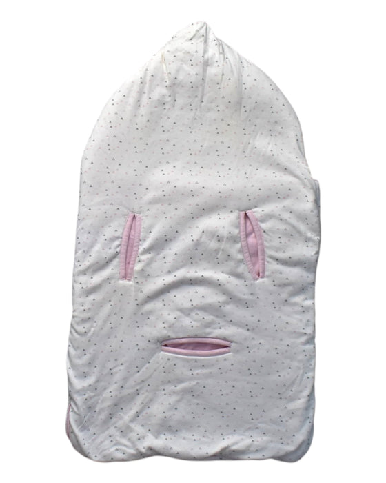 A White Sleepsacs from Chateau de Sable in size O/S for girl. (Back View)