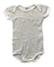 A Multicolour Short Sleeve Bodysuits from Petit Bateau in size 3-6M for girl. (Front View)