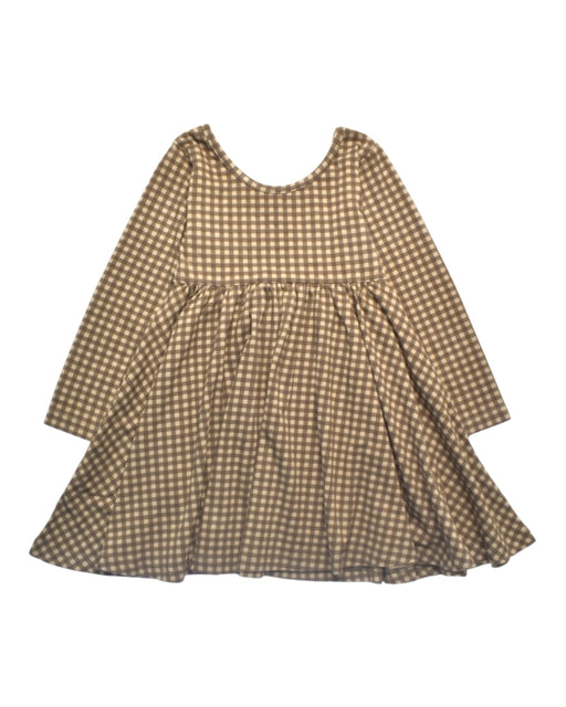 A Brown Long Sleeve Dresses from Jamie Kay in size 4T for girl. (Front View)