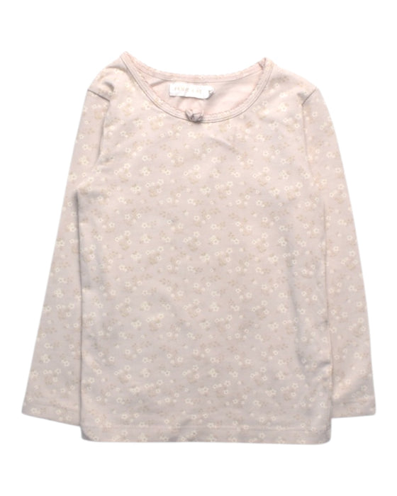 A Peach Long Sleeve Tops from Jamie Kay in size 2T for girl. (Front View)