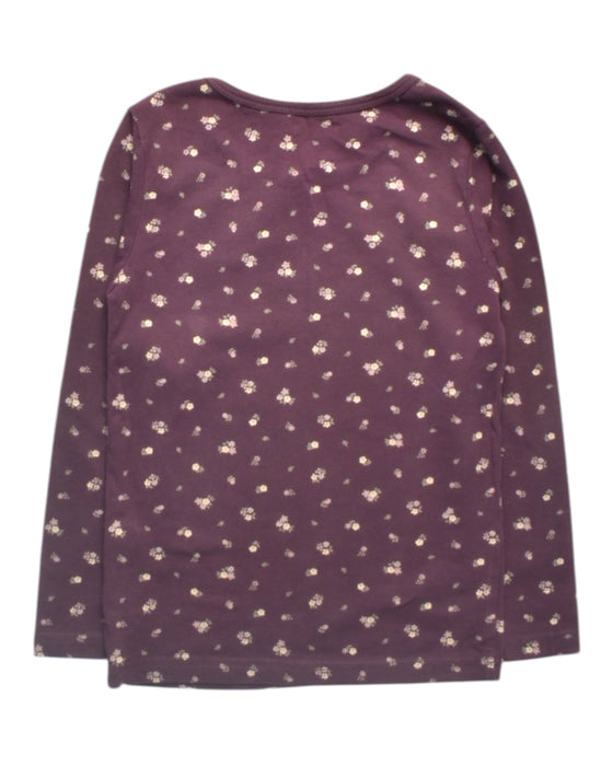 A Burgundy Long Sleeve Tops from Jamie Kay in size 5T for girl. (Back View)