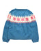 A Blue Cardigans from Petit Bateau in size 8Y for girl. (Back View)