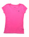 A Pink Short Sleeve T Shirts from Polo Ralph Lauren in size 8Y for girl. (Front View)