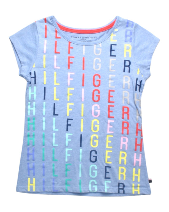 A Multicolour Short Sleeve T Shirts from Tommy Hilfiger in size 8Y for girl. (Front View)