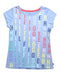 A Multicolour Short Sleeve T Shirts from Tommy Hilfiger in size 8Y for girl. (Front View)