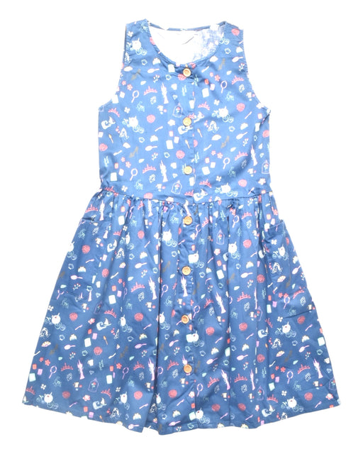 A Multicolour Sleeveless Dresses from Elly in size 10Y for girl. (Front View)