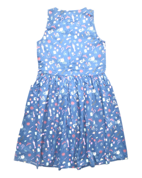 A Multicolour Sleeveless Dresses from Elly in size 10Y for girl. (Back View)