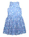 A Multicolour Sleeveless Dresses from Elly in size 10Y for girl. (Back View)