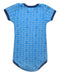 A Blue Short Sleeve Bodysuits from Petit Bateau in size 12-18M for boy. (Back View)