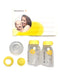 A Yellow Utensils & Containers from Medela in size O/S for maternity. (Back View)