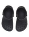 A Black Slip Ons from Crocs in size 18-24M for boy. (Back View)