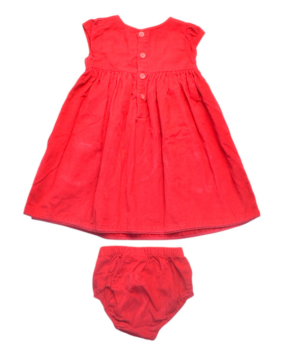 A Red Dress Sets from Jojo Maman Bébé in size 6-12M for girl. (Back View)