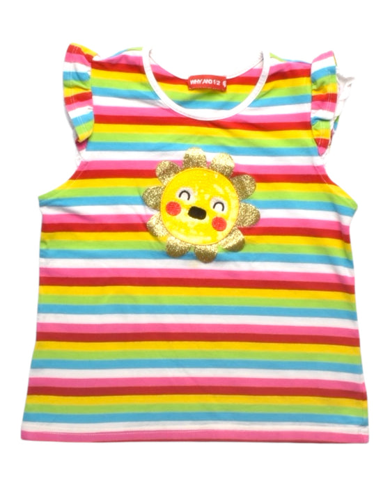A Multicolour Short Sleeve Tops from Why and 1/2 in size 7Y for girl. (Front View)