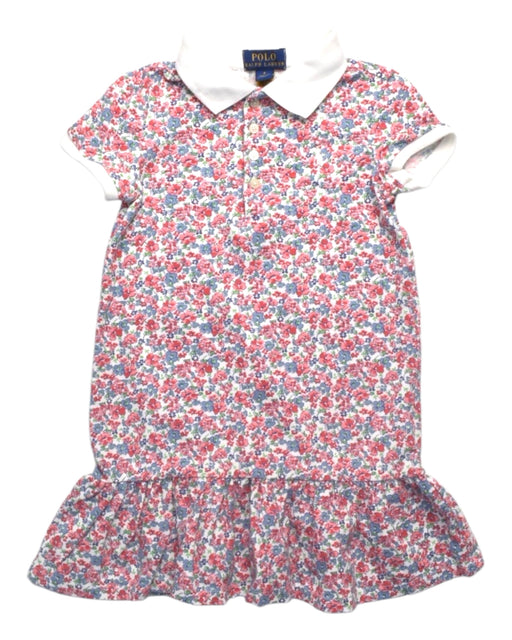 A Multicolour Short Sleeve Dresses from Polo Ralph Lauren in size 4T for girl. (Front View)