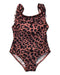 A Black Swimsuits from Seed in size 3T for girl. (Front View)