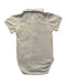 A Beige Short Sleeve Bodysuits from Chateau de Sable in size 12-18M for boy. (Back View)