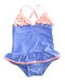 A Blue Swimsuits from Floatimini in size 12-18M for girl. (Front View)