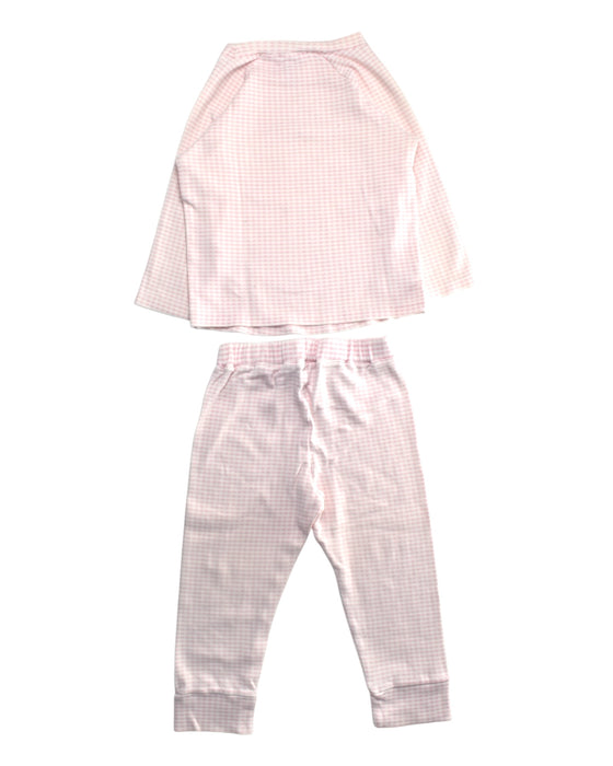 A White Pyjama Sets from Hill House in size 2T for girl. (Back View)