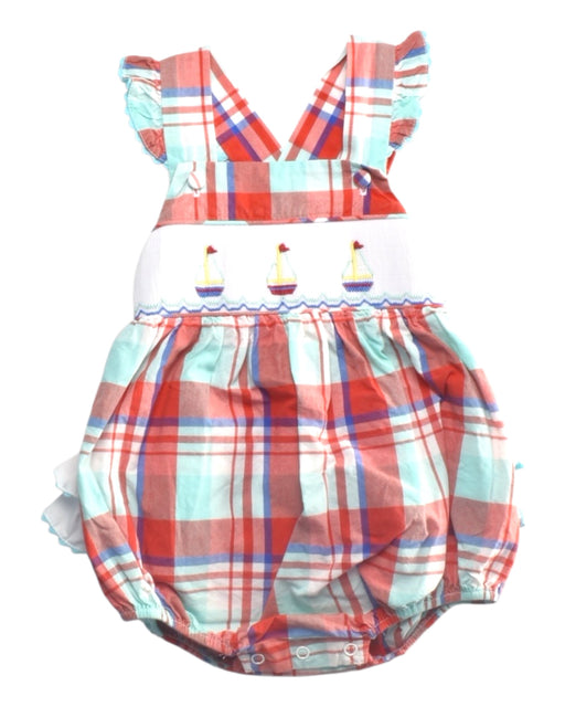 A Multicolour Sleeveless Rompers from Classic Whimsy in size 12-18M for girl. (Front View)
