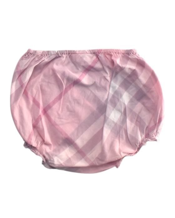 A Pink Bloomers from Burberry in size 6-12M for girl. (Back View)