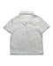 A Grey Short Sleeve Polos from Gingersnaps in size 2T for boy. (Back View)