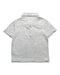 A Grey Short Sleeve Polos from Gingersnaps in size 2T for boy. (Back View)