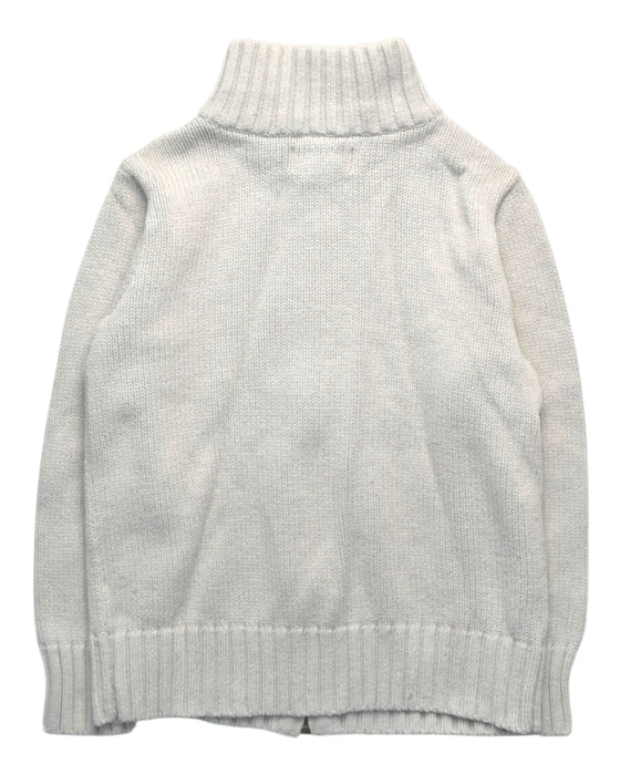 A White Cardigans from Polo Ralph Lauren in size 4T for boy. (Back View)