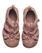 A Pink Sandals from Keen in size 6T for girl. (Back View)