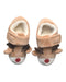 A Brown Slippers from Jojo Maman Bébé in size 4T for girl. (Back View)
