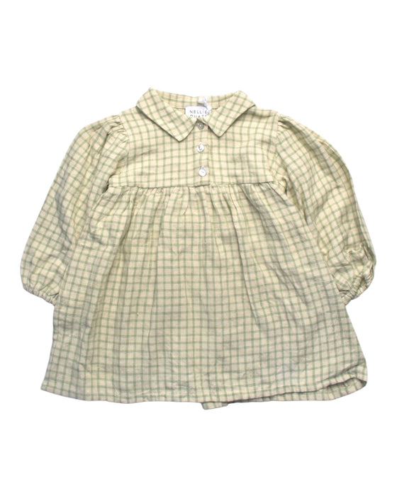 A Beige Long Sleeve Dresses from Nellie Quats in size 18-24M for girl. (Front View)