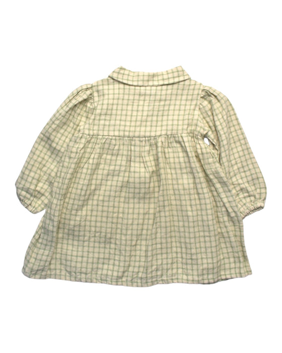 A Beige Long Sleeve Dresses from Nellie Quats in size 18-24M for girl. (Back View)